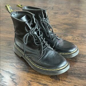 Dr. Marten style black boots size 8
